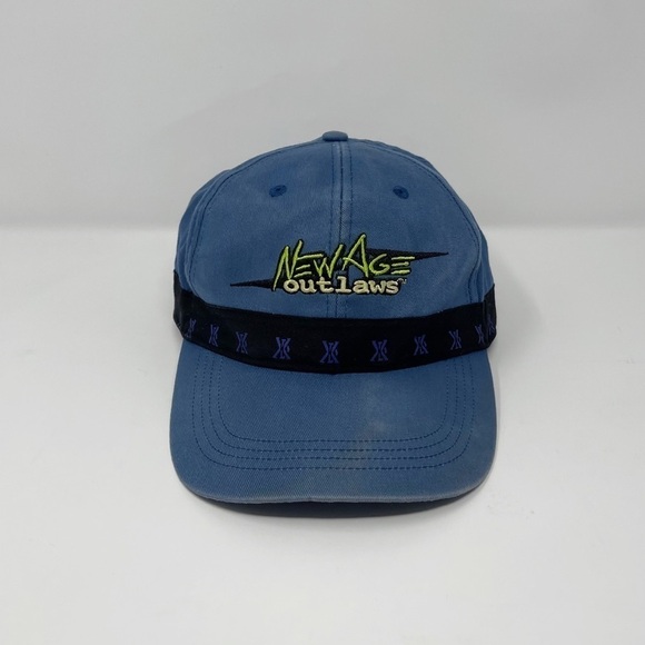 WWF Vintage SnapBack Hat New Age Outlaws 90s - Picture 1 of 9